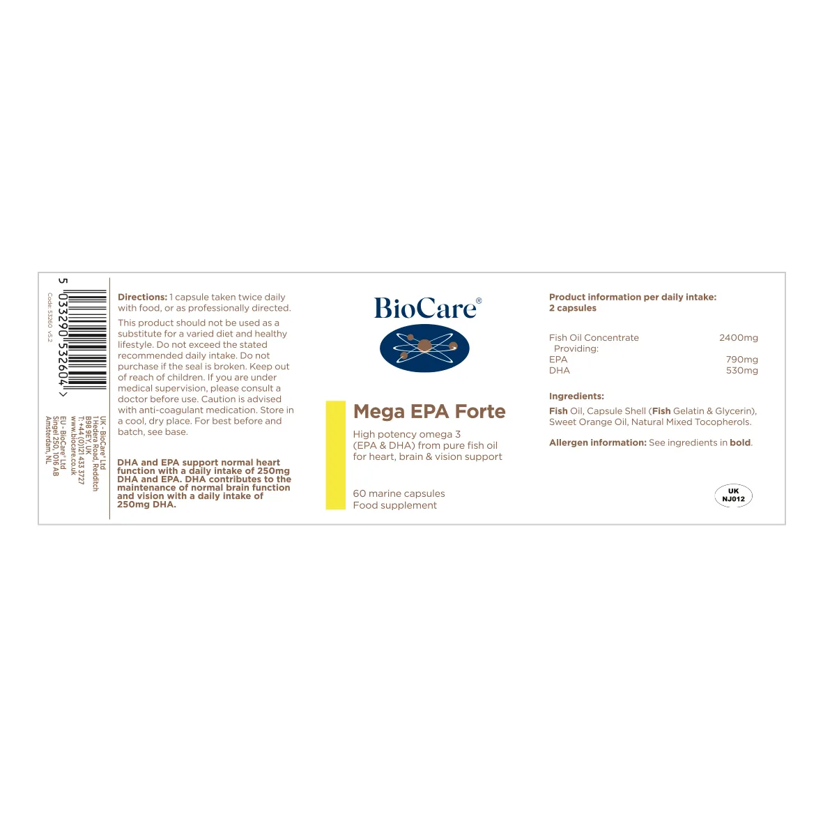 Mega EPA Forte (Omega-3 Fish Oil) - Figura 2