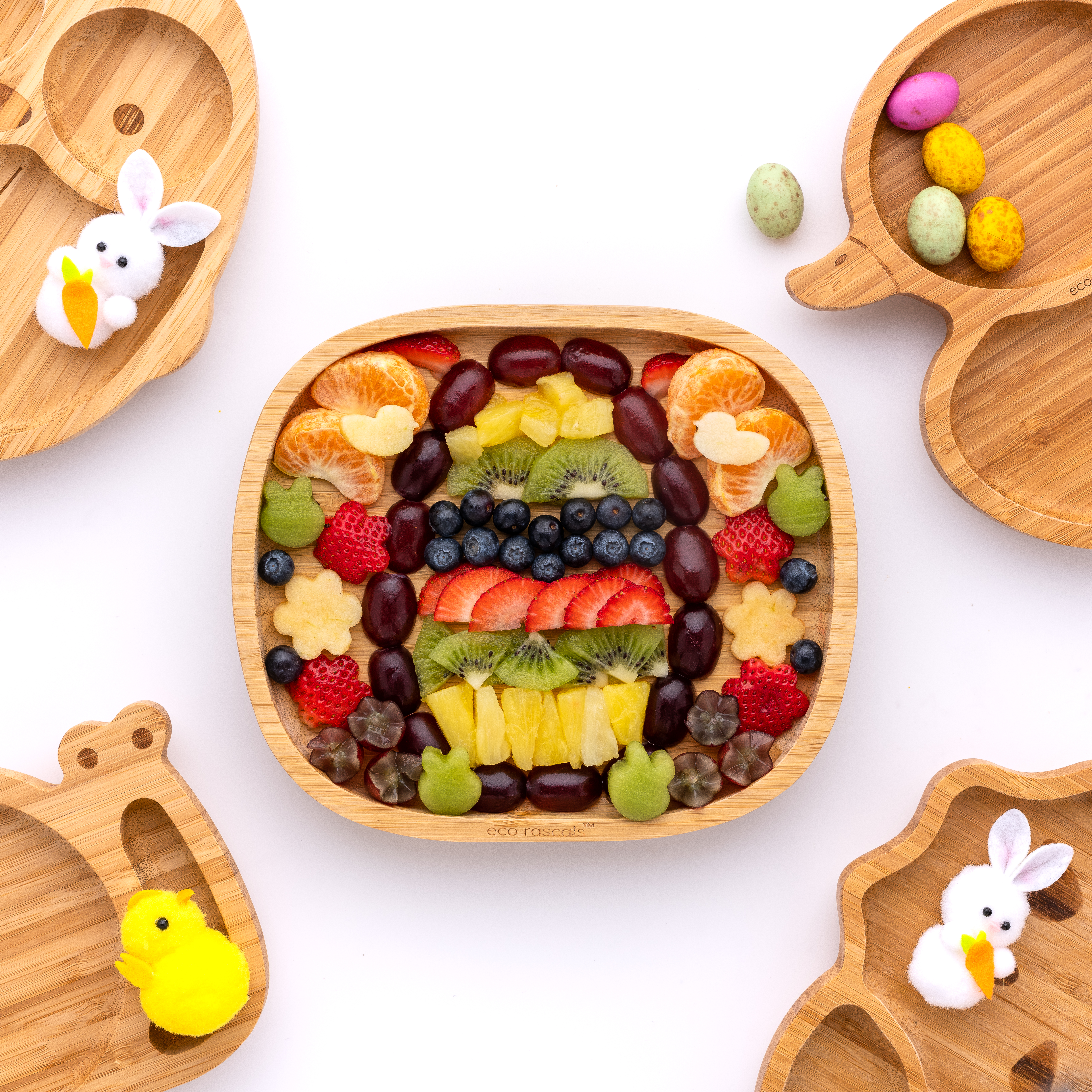 Bamboo Suction Plate - Classic Grey - Figura 2