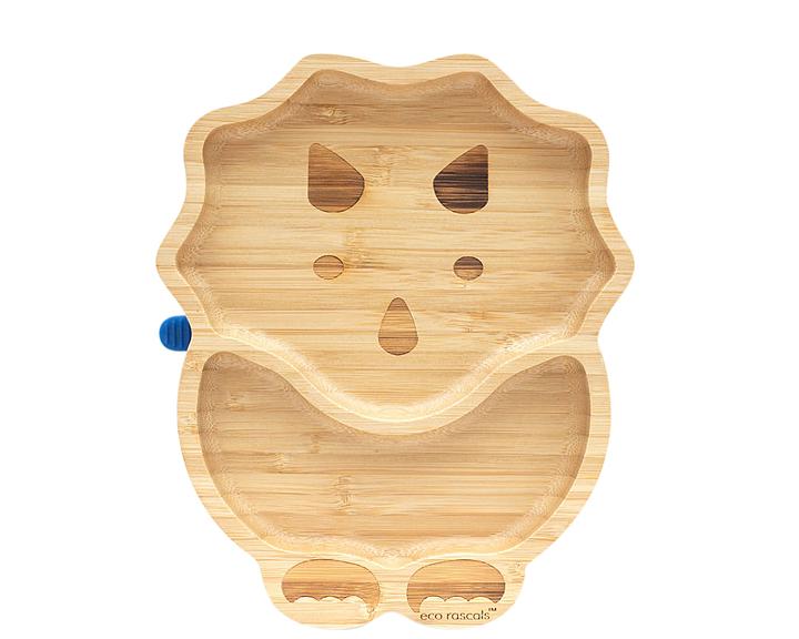 BAMBOO SUCTION PLATE – DINOSAUR Navy Blue - Figura 2