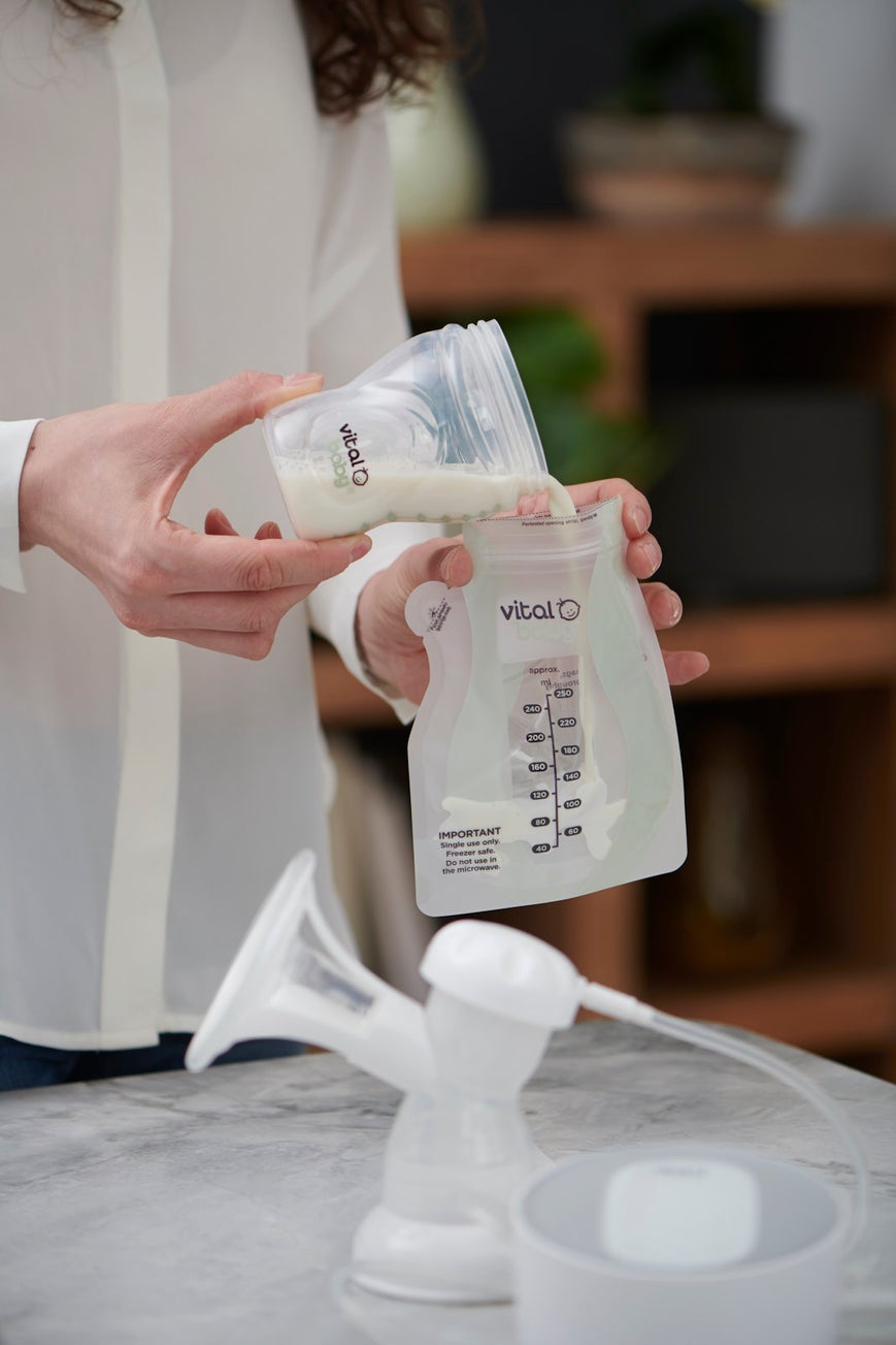 easy pour breast milk storage bags x30 - Figura 5
