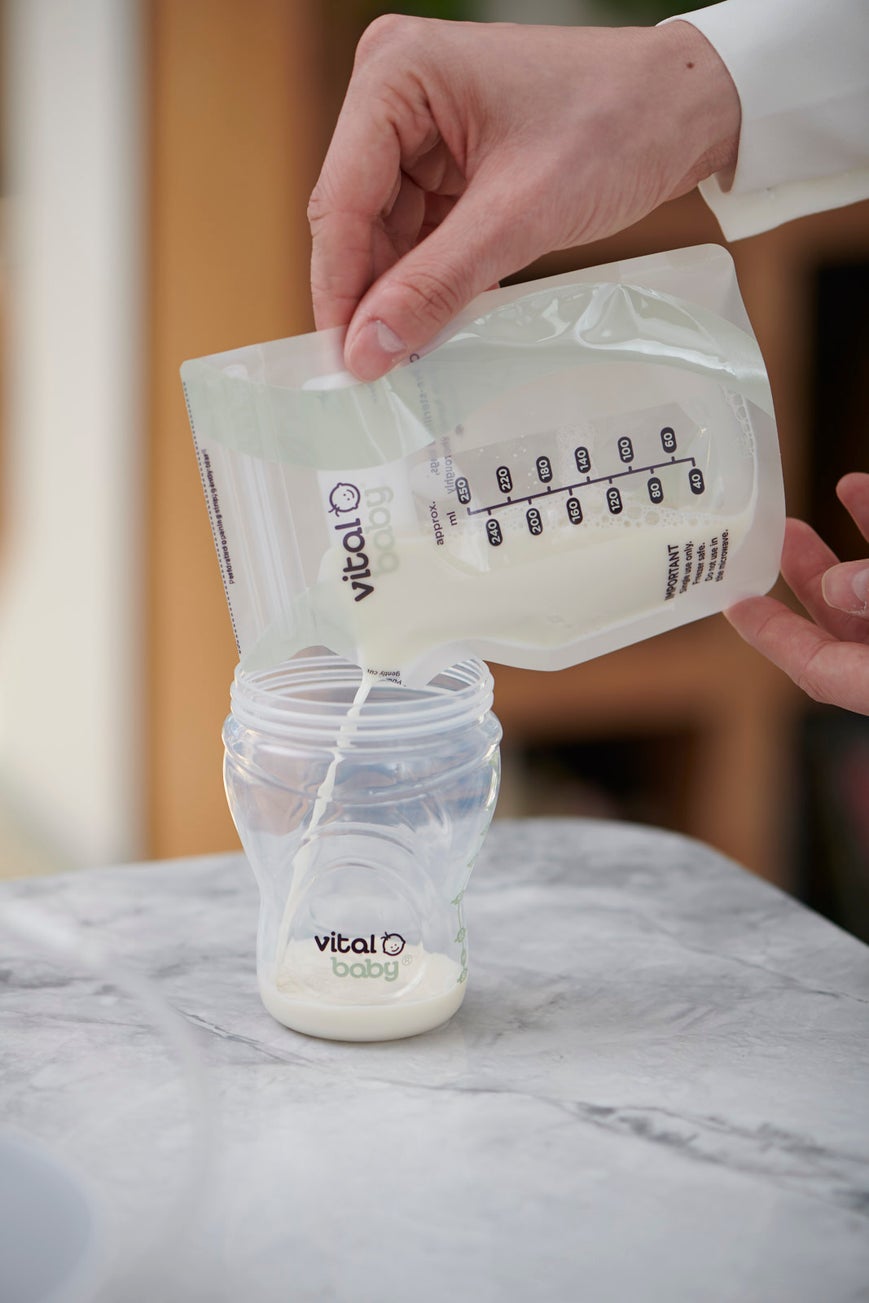 easy pour breast milk storage bags x30 - Figura 6
