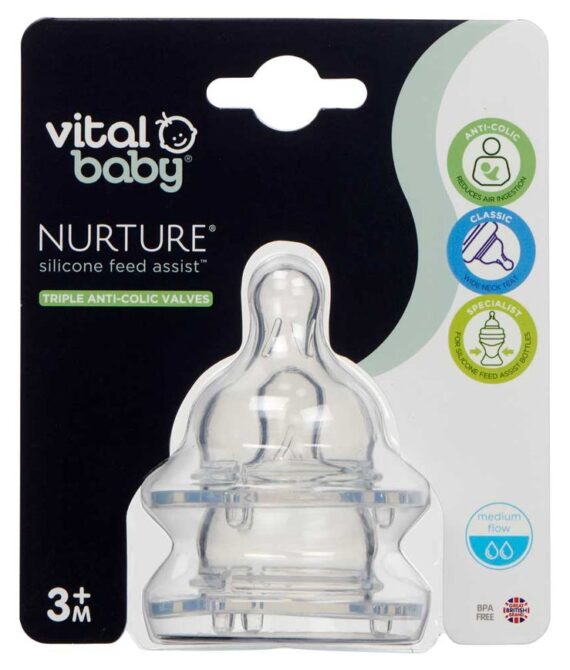 silicone feed assist teats (medium flow)
