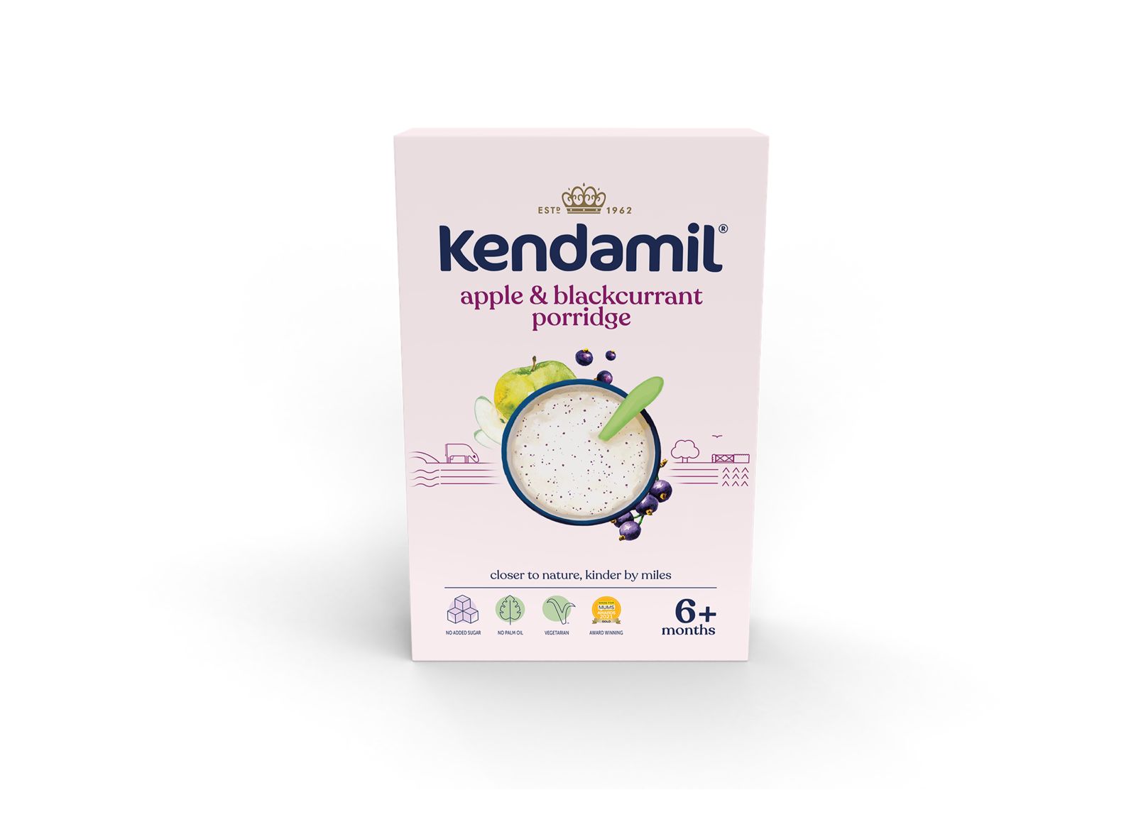 Apple and Blackcurrant Baby Porridge