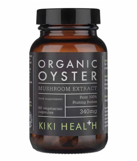 KIKI Health Organic Oyster Extract Mushroom 60 Vegicaps