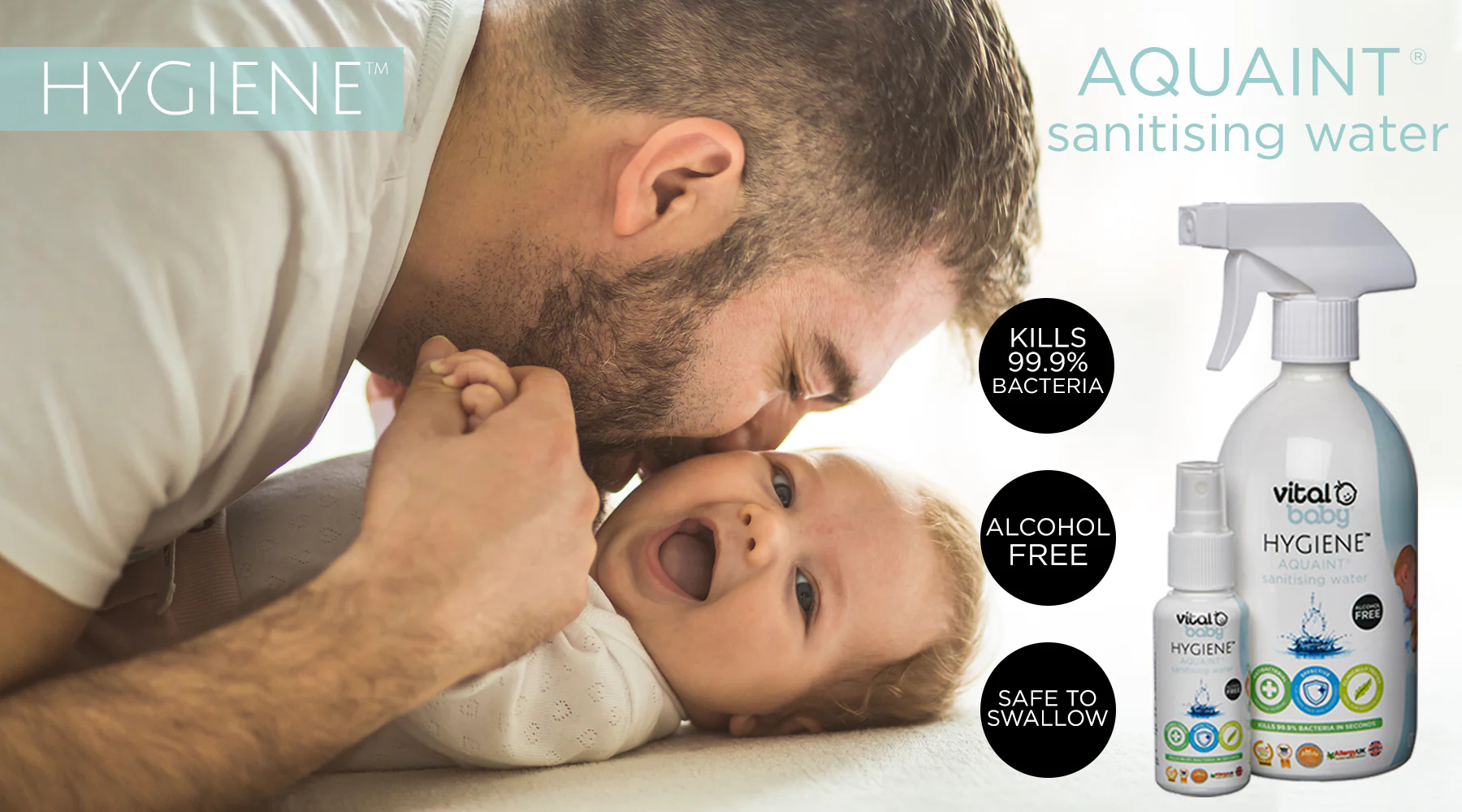 HYGIENE AQUAINT® sanitising water 50ml - Figura 2