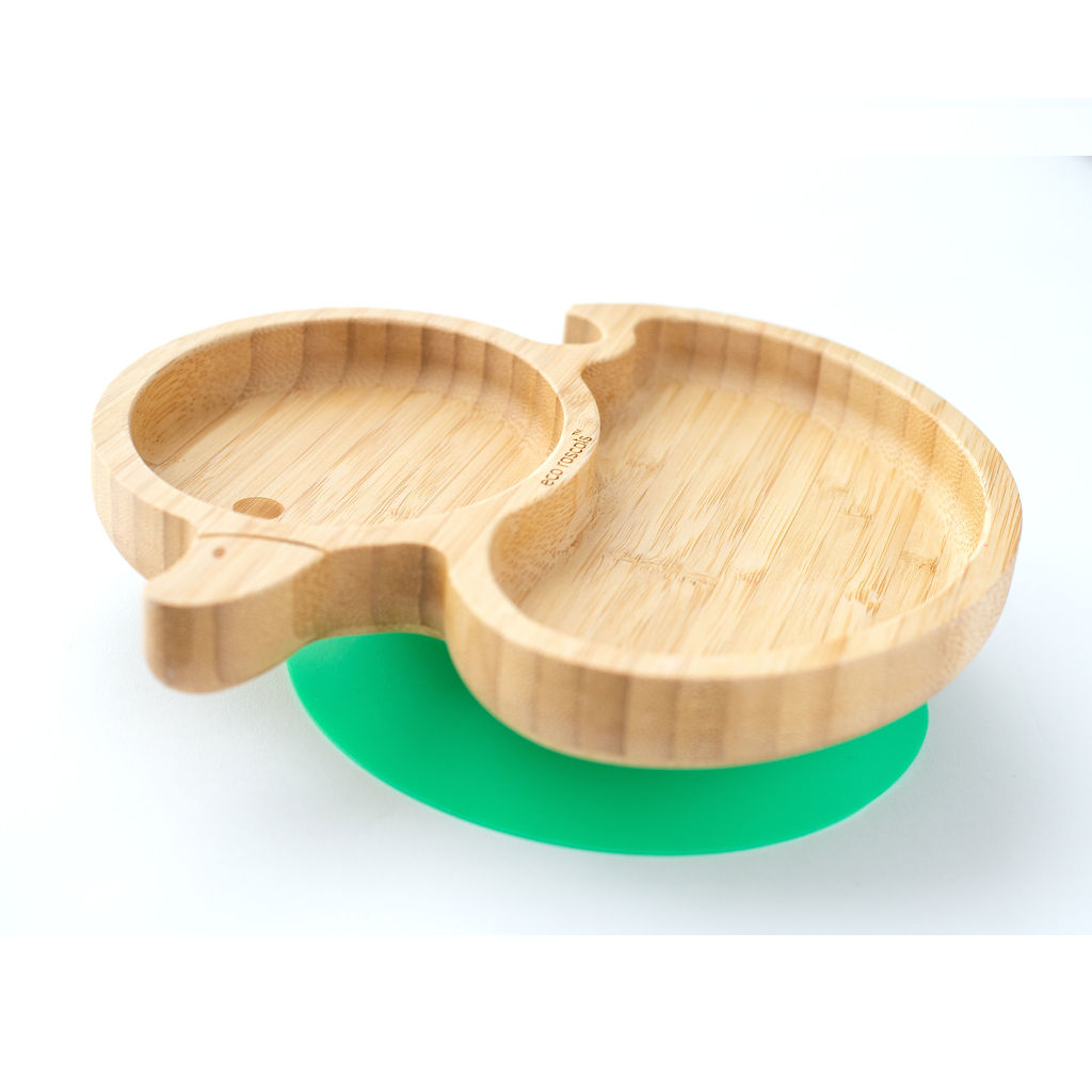 BAMBOO SUCTION PLATE – DUCK Green - Figura 2