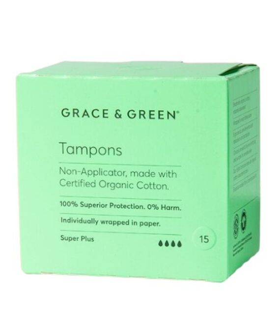 Organic Non-Applicator Tampons Super Plus