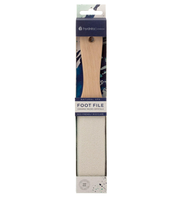 Wooden Foot File Natural Pumicen 100% Beechwood - Figura 2