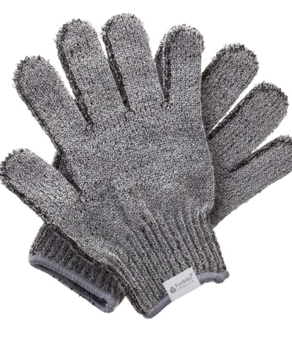 CARBONIZED BAMBOO EXFOLIATING SHOWER GLOVES
