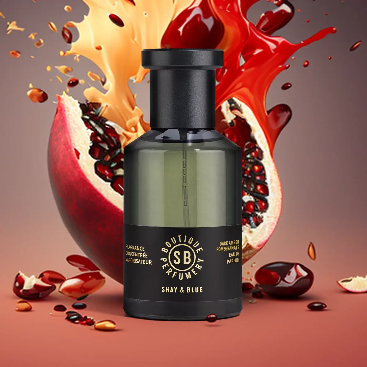 Dark Amber Pomegranate Parfume Concentrate- Noir 100ml