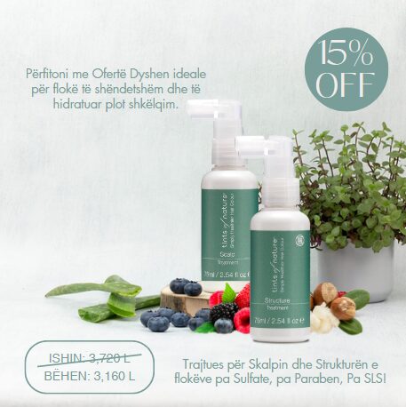 Bli Scalp + Structure Treatment dhe përfito -15% Zbritje