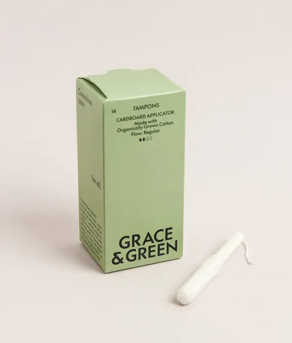 Organic Cotton Tampons With Applicator – Regular