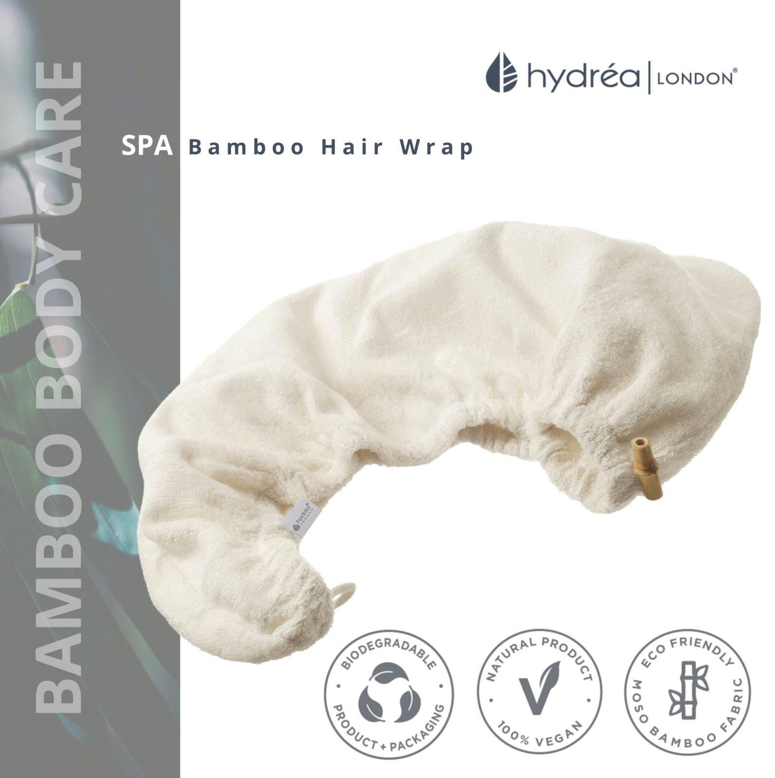Eco-Friendly Bamboo + Cotton Hair Towel Wrap - Figura 2