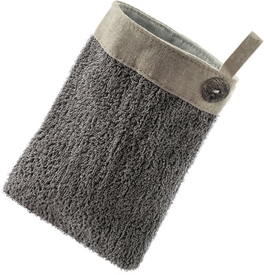 Sisal + Unbleached Linen Spa Mitt