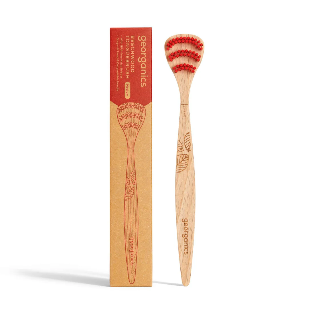 Beechwood Tongue Scraper