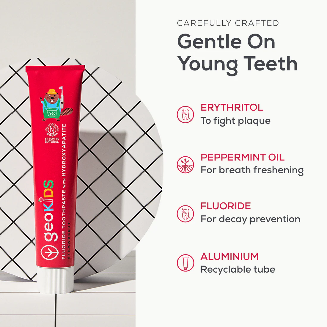 Kids Toothpaste next generation with Hydroxyapatite - Strawberry - Figura 3